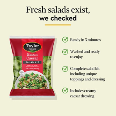 Taylor Farms Bacon Caesar Kit - 9.2 OZ - Image 2