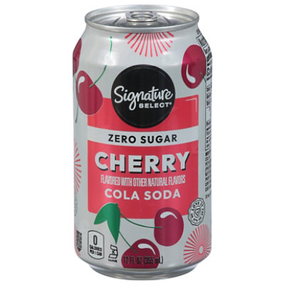 Signature SELECT Zero Cherry Cola Soda Can - 12 Fl. Oz. - Image 3