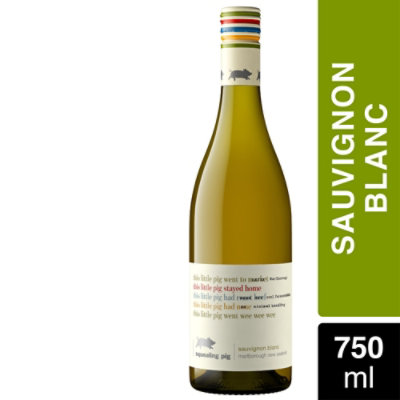 Squealing Pig Marlborough Sauvignon Blanc White Wine - 750 Ml - Image 1