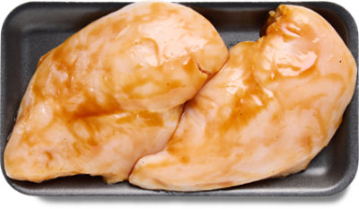 Chicken Breasts Bonless Bbq Style Marinade Up To 10% Solution - LB - Image 1