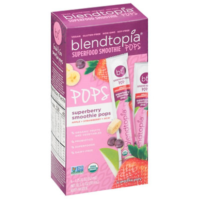 Blendtopia Smoothie Frozen Superberry Organic - 10.5 FZ - Image 2