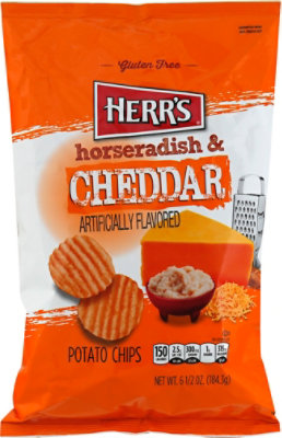 Herrs Horseradisch & Cheddar Chips - 6 OZ - Image 2