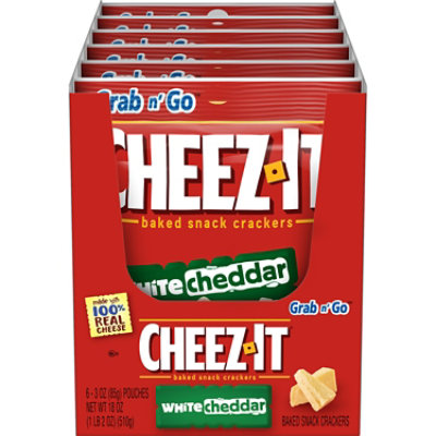 Kellogg's Cheez It Crackers White Chedda - 6-3 OZ - Image 1