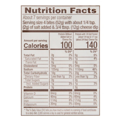 Pretzilla Soft Pretzel Bites Tub With Nacho Cheese Cup - 12.3 OZ - Image 3