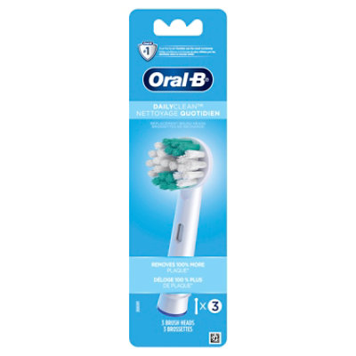 Oral B Power Refill Daily Clean Brush Heads 3 Ct - 3 CT - Image 6