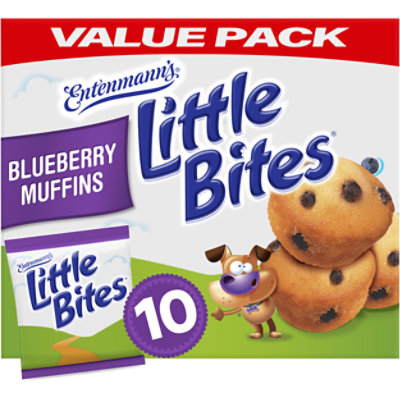 Entenmanns Little Bites Blueberry Muffins 10 Pouches - 16.5 OZ - Image 1