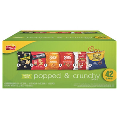 Frito Lay Popped & Crunchy Mix Variety Pack 42ct - 42 CT - Image 3