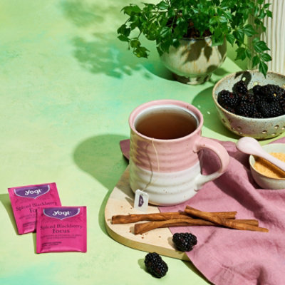 Yogi Teas Spiced Blackberry Focus Organic - 16 BG - Image 3