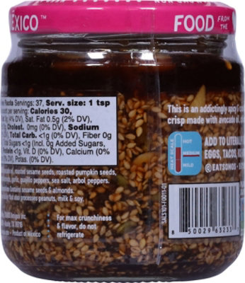 Somos Salsa Macha W Nuts Seeds - 6.5 OZ - Image 6