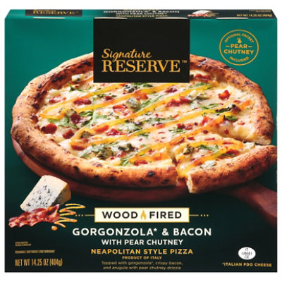 Signature Reserve Pizza Wood Fired Gorgonzola Bacon - 14.25 Oz - Image 1