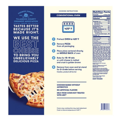 Tillamook Cheesy Bbq Chicken Recipe Pizza, 21.65 Oz - 21.65OZ - Image 2