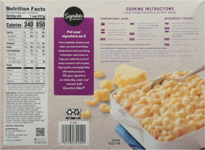 Signature Select White Cheddar Macaroni & Cheese - 20 Oz - Image 5