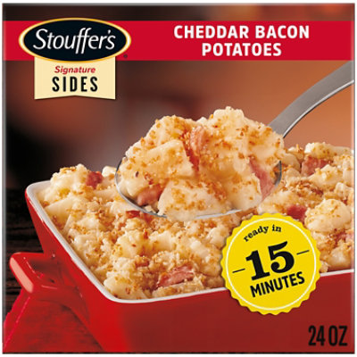 Stouffers Cheddar Baked Potatoes Sides Frozen Entree 24 Oz Box - 24 OZ - Image 2