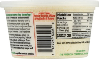 Auricchio Cheese Grated Sunday Blen - 5 OZ - Image 5