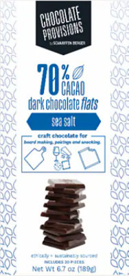 Scharffen Berger Chocolate Sslt Flts 70 - 6.3 OZ - Image 1