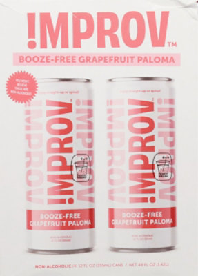 Mprov Booze-free Grapefruit Paloma - 48 FZ - Image 6
