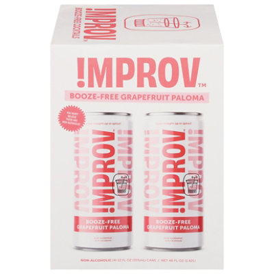 Mprov Booze-free Grapefruit Paloma - 48 FZ - Image 1