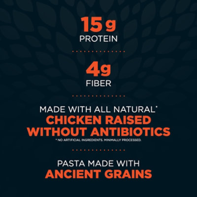 Healthy Choice Power Bowls, Roasted Red Pepper Romesco Chicken Pasta, Frozen Meal, 9 Oz - 9 OZ - Image 3