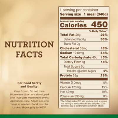 Marie Callender's Cheesy Bacon Chicken, Frozen Meal, 12 Oz - 12 OZ - Image 4