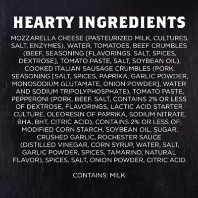 Banquet Mega Three Meat Frozen Crustless Pizza, 10 Oz - 10 OZ - Image 5