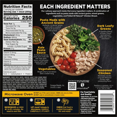 Healthy Choice Power Bowls, Pesto Chicken Pasta, Frozen Meal, 9 Oz - 9 OZ - Image 6