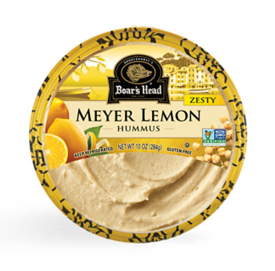 Boars Head Meyer Lemon Hummus - 10 OZ - Image 1