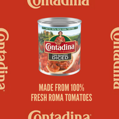 Contadina Fire Roasted Diced Tomatoes Can - 28 Oz - 28 OZ - Image 3