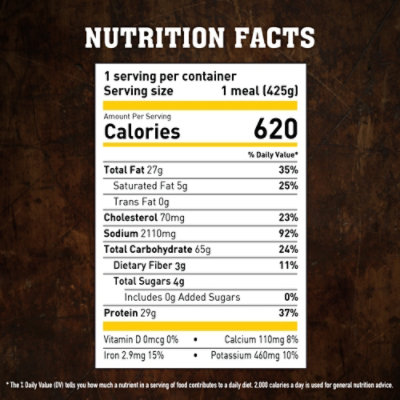 Hungry-man Double Chicken Bowls, Breaded Chicken Alfredo, Frozen Dinner Meal, 15 Oz - 15 OZ - Image 4