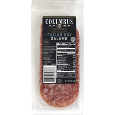 Columbus Salame Italian Dry Snack - 1.7 OZ - Image 2