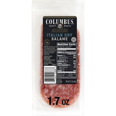 Columbus Salame Italian Dry Snack - 1.7 OZ - Image 3