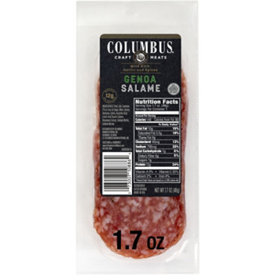 Columbus Sliced Genoa Snack - 1.7 OZ - Image 2