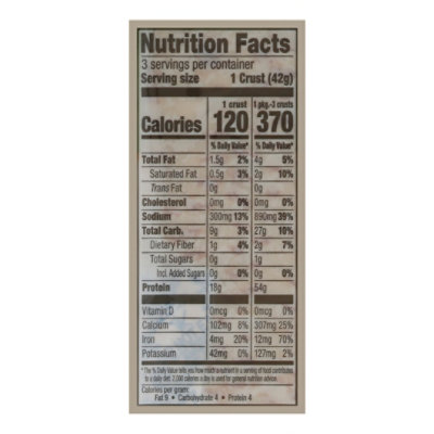 Golden Home Crust Pizza 18g Protein 7in - 4.45 OZ - Image 4