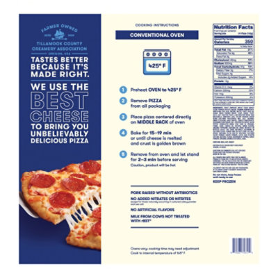 Tillamook Pizza Cheesy Pepprni - 19.95 OZ - Image 2