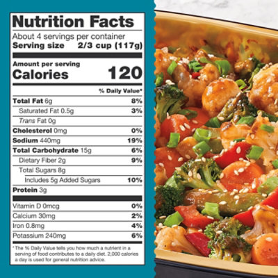 HomeBake 425°/:30 Teriyaki Vegetable Blend Frozen Side Dish - 17.4 Oz - Image 4