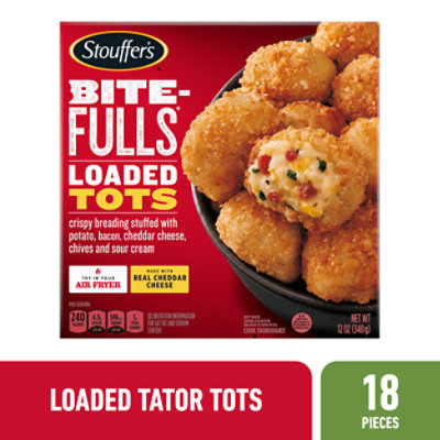 Stouffers Loaded Tot Frozen Appetizer Box - 12 Oz - Image 1