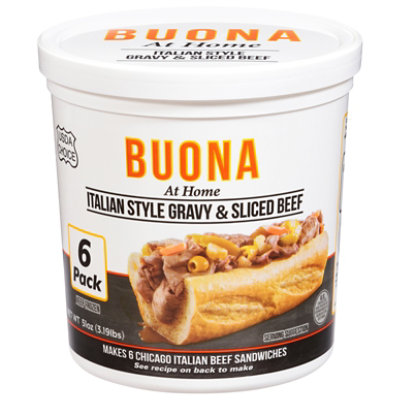 Buona Italian Gravy & Beef Tub - 51 OZ - Image 3