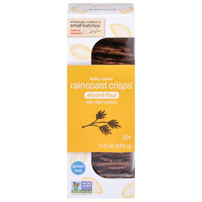 Lesley Stowe Raincoast Crisps Almond Flour Salty Date Cracker - 5.3 Oz - Image 3