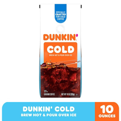 Dunkin' Cold Roast And Ground Coffee - 10 Oz - Image 2