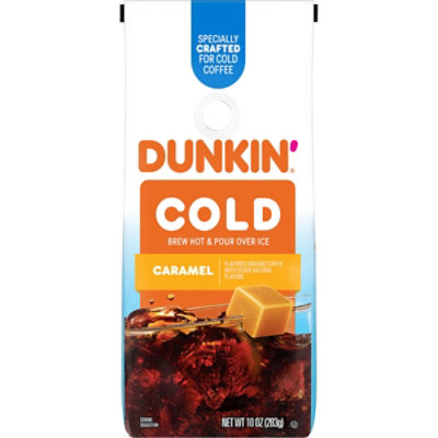 Dunkin' Cold Caramel Roast And Ground Coffee - 10 Oz - Image 1