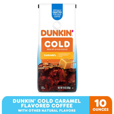 Dunkin' Cold Caramel Roast And Ground Coffee - 10 Oz - Image 2