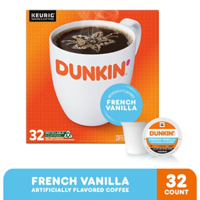 Dunkin' French Vanilla Coffee K Cup 32 Count - 11.86 Oz - Image 2