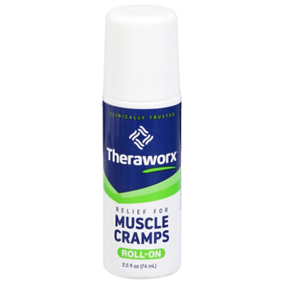 Theraworx Muscle Cramps Roll On - 2.5 Fl. Oz. - Image 1