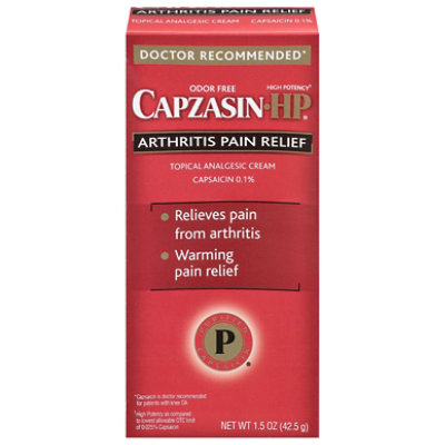 Capzasin High Potency Arthritis Pain Relief Creme Tube Flex Package - 1.5 Oz - Image 3