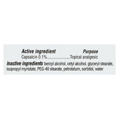 Capzasin High Potency Arthritis Pain Relief Creme Tube Flex Package - 1.5 Oz - Image 4