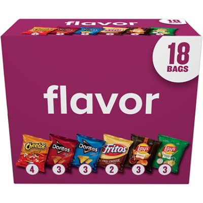 Frito Lay Flavor Mix Variety Pack - 18 Count - Image 2