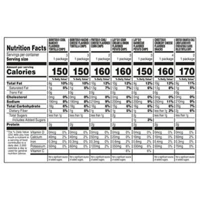 Frito Lay Flavor Mix Variety Pack - 18 Count - Image 3