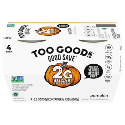 Two Good Pumpkin Greek Yogurt -  4-5.3 Oz - Image 1
