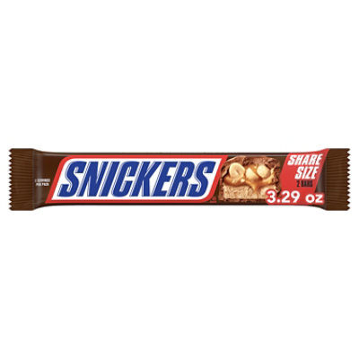 SNICKERS Original Milk Chocolate Candy Bar Share Size - 3.29 Oz