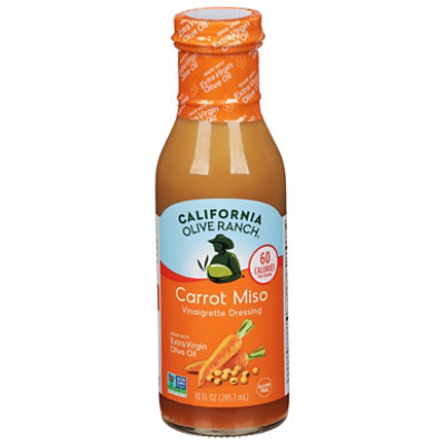 California Olive Ranch Carrot Miso Vinaigrette Salad Dressing - 10 Oz - Image 3