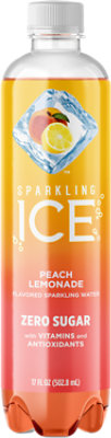 Sparkling Ice Peach Lemonade - 17 Fl. Oz. - Image 1